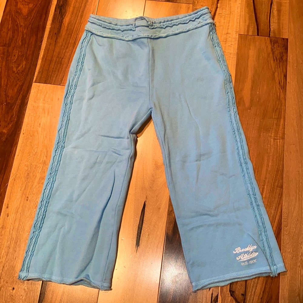 BROOKLYN ATHLETIC SWEATPANTS~BABY BLUE~GIRLS XL